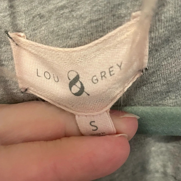 Lou & Grey light pink removable faux fur penny lane jacket small - Picture 5 of 11